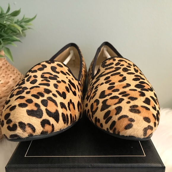 Birdies Shoes Birdies Wren Leopard Flats With Shearling